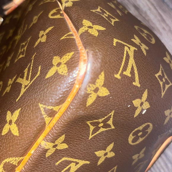 Louis Vuitton Brown Monogram Tote Bag - Picture 4 of 10